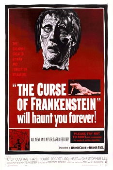 Poster for The Curse of Frankenstein